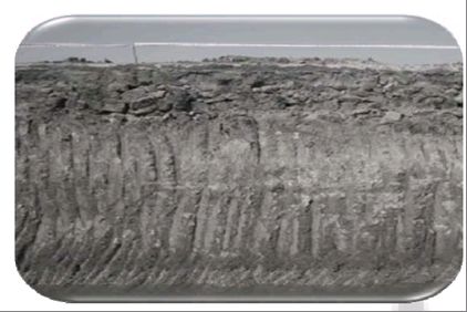 Рис. 3. Разрез, наблюдавшийся при выемке грунта для строительства котлована&nbsp;в г.&nbsp;Хартуме&nbsp;[10]