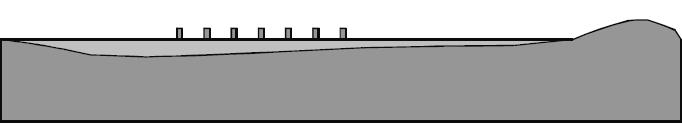 Рис.&nbsp;1. Схематичный упрощенный разрез (модель) грунтового основания городских строений г.&nbsp;Найса (Франция) (по&nbsp;[4])