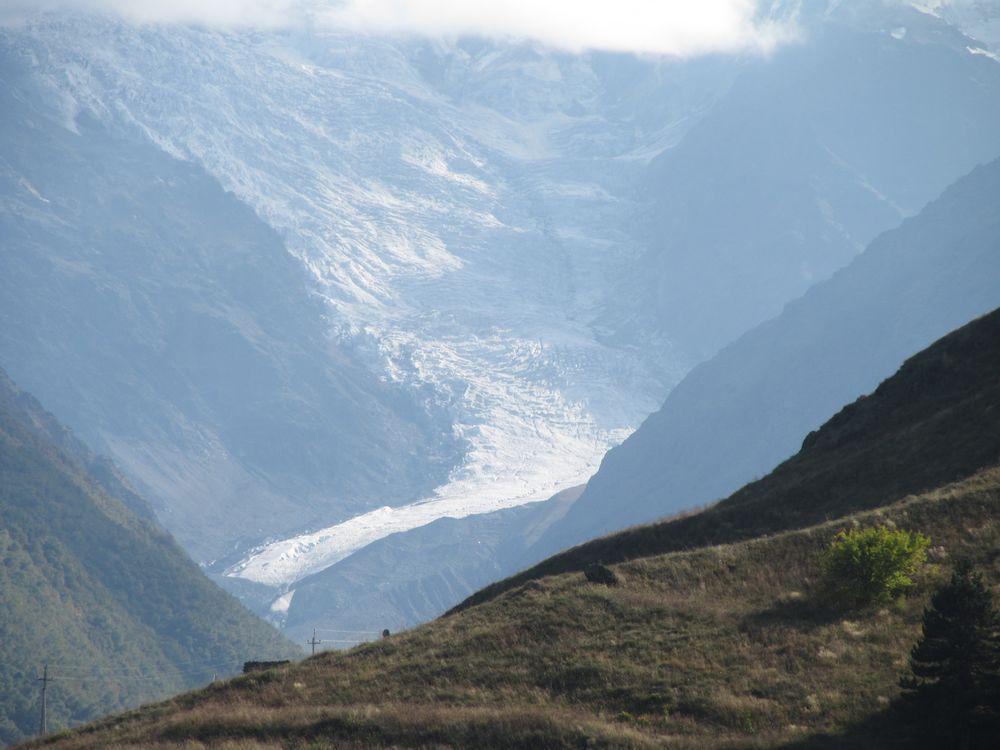 Рис. 20. Ледник Колка сегодня (фото автора, сентябрь 2020 г.)