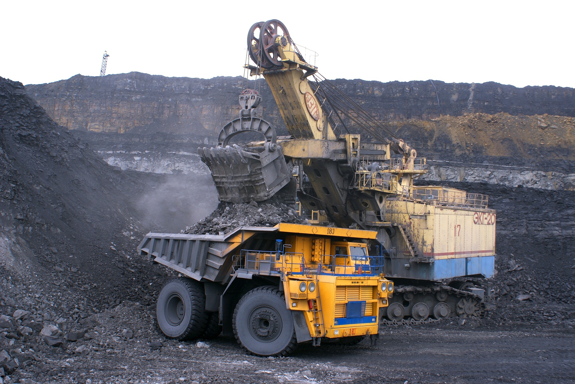 Открытая добыча каменного угля