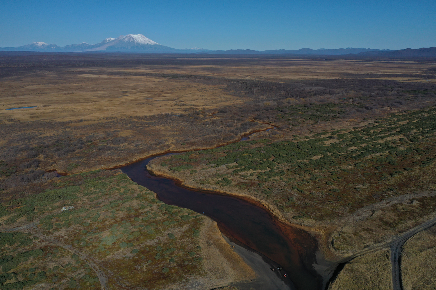 Загрязнение реки Налычево Камчатка 2020