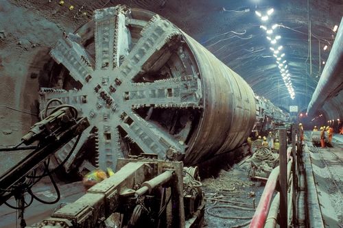 Тоннель под Ла-Маншем. Часть 3. Проходка