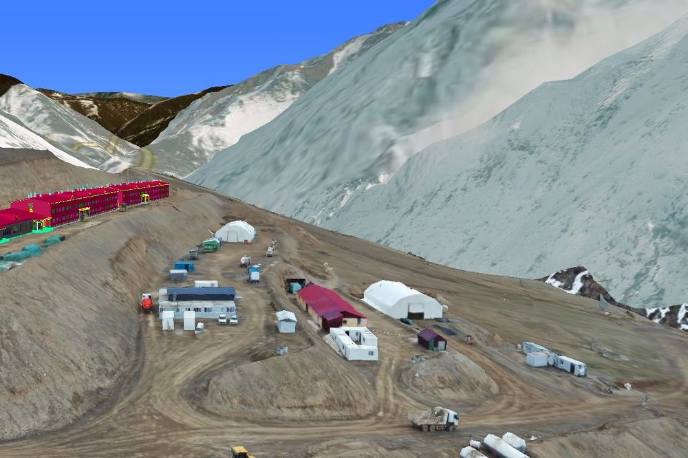 Оптимизация проекта золотоизвлекательной фабрики в горах Киргизии с помощью технологии BIM