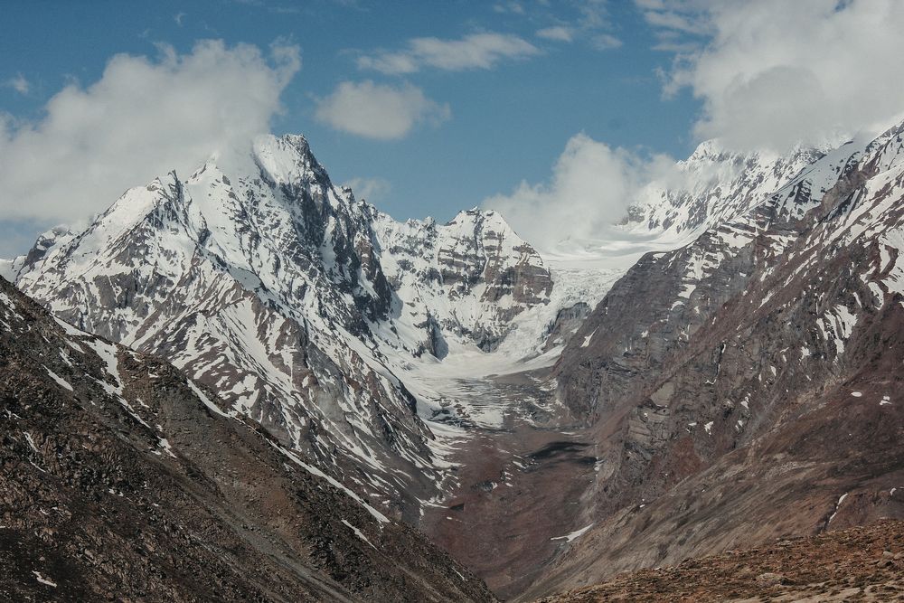 О перемещении материала в условиях многолетней мерзлоты и оледенения в высокогорье. Часть 2