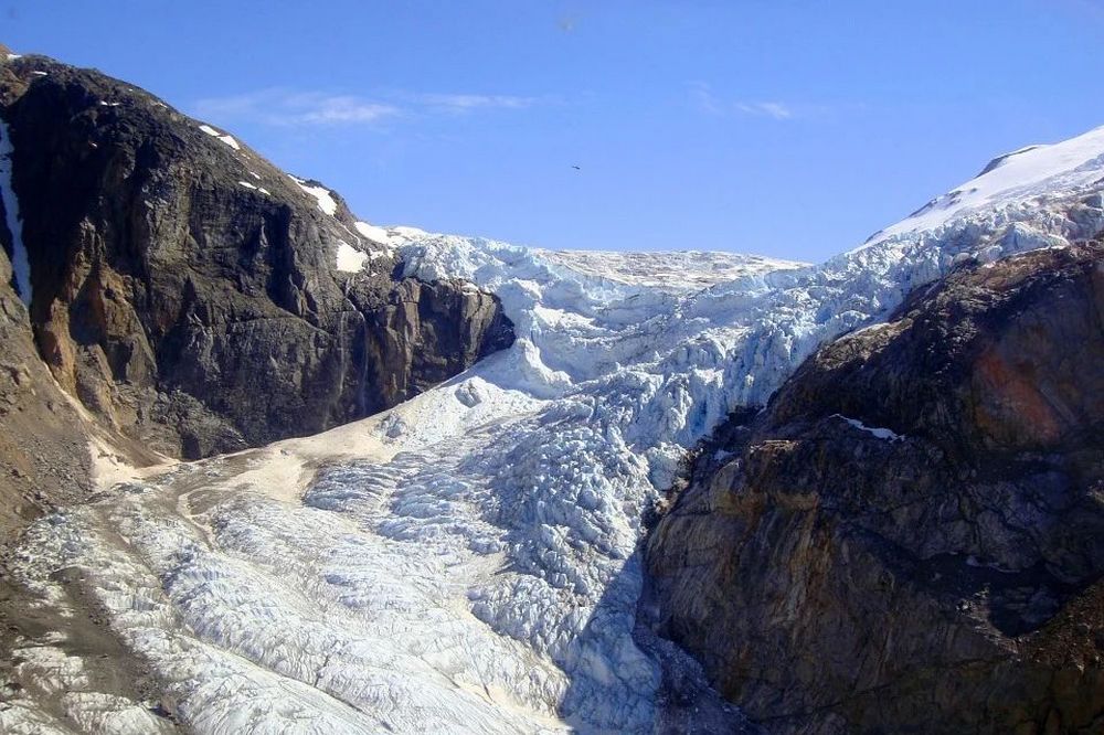 О перемещении материала в условиях многолетней мерзлоты и оледенения в высокогорье. Часть 4