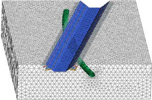 Анализ влияния строительства котлована на расположенный вблизи тоннель