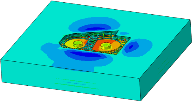 Конечноэлементный анализ строительства котлована с «островной» выемкой грунта