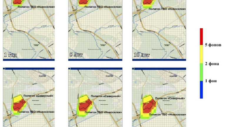 Гидрогеологическое моделирование распространения загрязнения (полигон ТКО «Новоселки», полигон складирования осадка сточных вод «Северный») в сторону Лахтинского разлива (Санкт-Петербург, Россия)