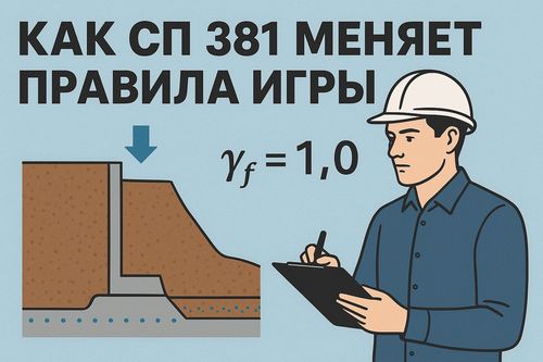 Проблемы применения коэффициентов надежности при численных расчетах подпорных сооружений. Как СП 381 меняет правила игры
